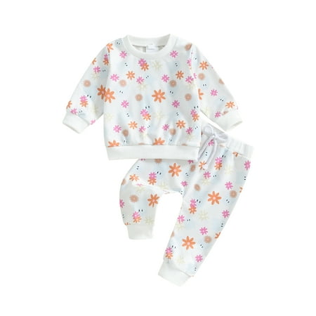 Niceyoeuk Toddler Girls Halloween Outfits Floral Ghost Print Long Sleeve Sweatshirt and Elastic Pants Set Baby Cute Clothes
Niceyoeuk Toddler Girls Halloween Outfits Floral Ghost Print Long Sleeve Sweatshirt and Elastic Pants Set Baby Cute Clothes