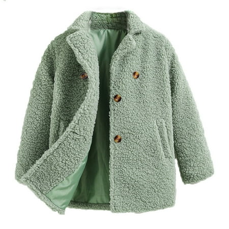 IEUIBX Girls Outerwear Jackets & Coats Toddler Girls Winter Long Sleeve Warm Solid Color Double Button Coat Jacket Clothes Green 4-5 Years
IEUIBX Girls Outerwear Jackets & Coats Toddler Girls Winter Long Sleeve Warm Solid Color Double Button Coat Jacket Clothes Green 4-5 Years