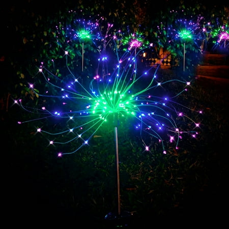 Solar Fireworks Lights Outdoor Waterproof 8 Modes 120LED Garden Pathway Decoration Lighting(2 Packs-Multi Color)
Solar Fireworks Lights Outdoor Waterproof 8 Modes 120LED Garden Pathway Decoration Lighting(2 Packs-Multi Color)