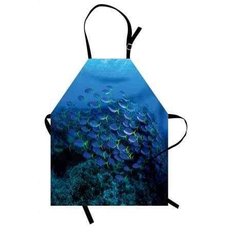 Fish Apron Shoal of Fish on Stony Plant Animals in Submarine and Sun Beams on the Surface Image Unisex Kitchen Bib Apron with Adjustable Neck for Cooking Baking Gardening Multicolor by Ambesonne
Fish Apron Shoal of Fish on Stony Plant Animals in Submarine and Sun Beams on the Surface Image Unisex Kitchen Bib Apron with Adjustable Neck for Cooking Baking Gardening Multicolor by Ambesonne