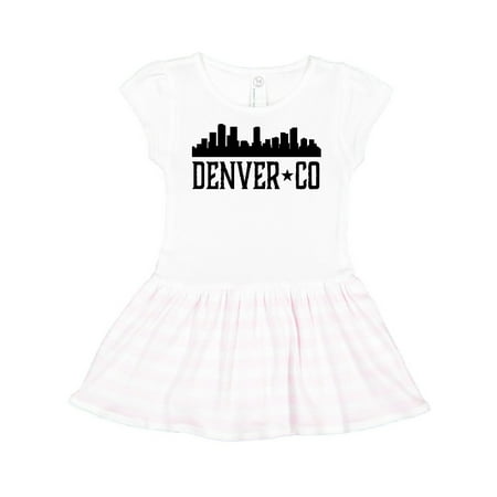 Inktastic Denver Colorado City Skyline Gift Toddler Girl Dress