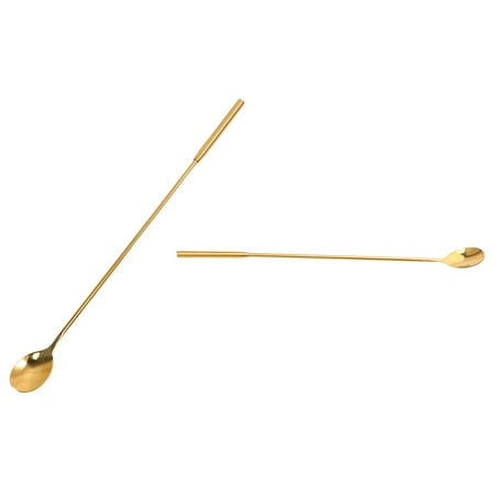 Stainless Steel Stirring Spoons Metal Mixing Spoon Long Handle Coffee Spoon for Home Kitchen Coffee Shop ( Golden )
Stainless Steel Stirring Spoons Metal Mixing Spoon Long Handle Coffee Spoon for Home Kitchen Coffee Shop ( Golden )