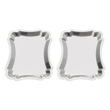 Zehuanyu 2pcs Stainless Steel Snack Dish Dessert Plate Cake Trays for Wedding Party Restaurant (Lace Large Size)
Zehuanyu 2pcs Stainless Steel Snack Dish Dessert Plate Cake Trays for Wedding Party Restaurant (Lace Large Size)