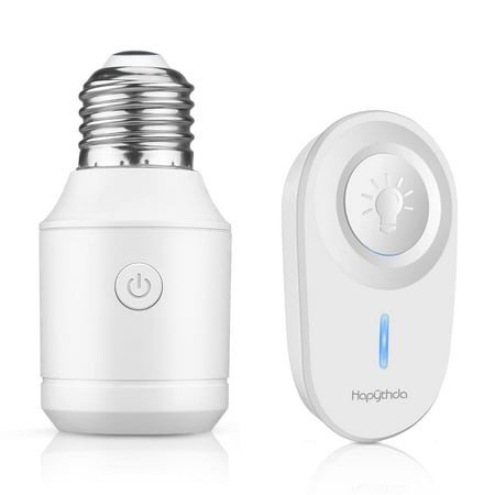HAPYTHDA Remote Control Light Socket E26/E27 Bulb Base Holder No Wiring Wireless Light Switch Kit for 500W Light Fixtures
HAPYTHDA Remote Control Light Socket E26/E27 Bulb Base Holder No Wiring Wireless Light Switch Kit for 500W Light Fixtures
