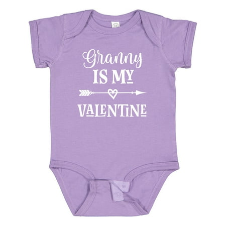 Inktastic Granny is My Valentine Outfit Gift Baby Girl Bodysuit