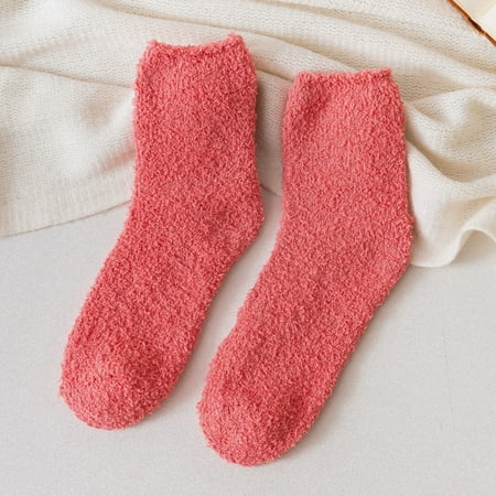 5 pair Coral Fleece Socks With Thicker And Warmer Floor Socks For Women In Solid Colors Color Random
5 pair Coral Fleece Socks With Thicker And Warmer Floor Socks For Women In Solid Colors Color Random