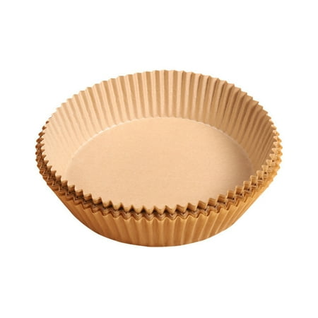 〖Yilirongyumm〗Kitchen Organization Air Fryer Disposable Paper Liner Non-Stick Disposable Air Fryer Liners Baking Paper For Air Fryer -Proof Water-Proof Parchment For Baking Roasting Microwave