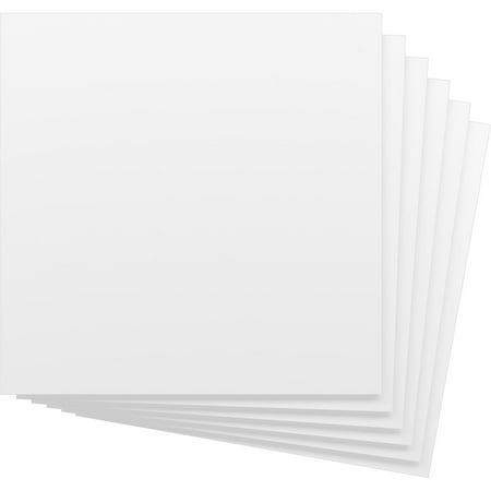 Ekena Millwork 11 3/4 W x 11 3/4 H x 3/8 T PVC Hobby Boards Unfinished (6-Pack)