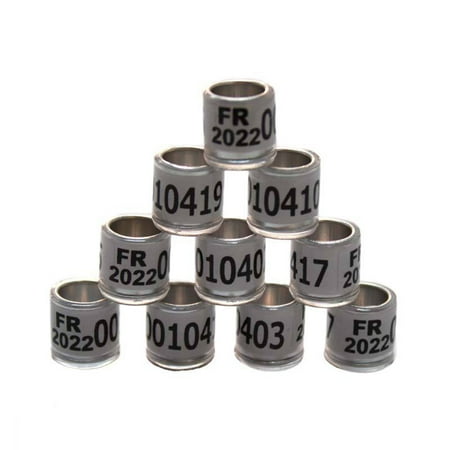 Mulanimo 50pcs Pigeon Foot Ring With Bird Number Ring Messenger Pigeon Foot Signage Carry Identification Circle
Mulanimo 50pcs Pigeon Foot Ring With Bird Number Ring Messenger Pigeon Foot Signage Carry Identification Circle