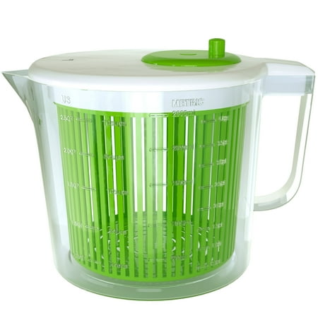 Single Serve Small Salad Spinner - Mini Prep Lettuce Spinner and Dryer With Measuring Cup - Collander with Fruit and Vegetable Washing Basket Bowl
Single Serve Small Salad Spinner - Mini Prep Lettuce Spinner and Dryer With Measuring Cup - Collander with Fruit and Vegetable Washing Basket Bowl
