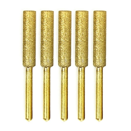 GRJIRAC 5 Pcs Diamond Coated Cylinderal Head Mounted Points Diamond Shank Suit Grinding Bit Rotary for Most Rotary Tools
GRJIRAC 5 Pcs Diamond Coated Cylinderal Head Mounted Points Diamond Shank Suit Grinding Bit Rotary for Most Rotary Tools