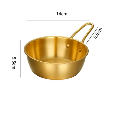 304 Stainless Steel Rice Wine Bowl with Handle Gold Silver Snack Bowl Outdoor Camping Bowl Seasoning Bowl
304 Stainless Steel Rice Wine Bowl with Handle Gold Silver Snack Bowl Outdoor Camping Bowl Seasoning Bowl