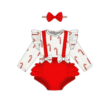 Gwiyeopda Newborn Baby Girl Christmas Romper Plaid Suspender Dress Ruffle Outfit Headband
Gwiyeopda Newborn Baby Girl Christmas Romper Plaid Suspender Dress Ruffle Outfit Headband