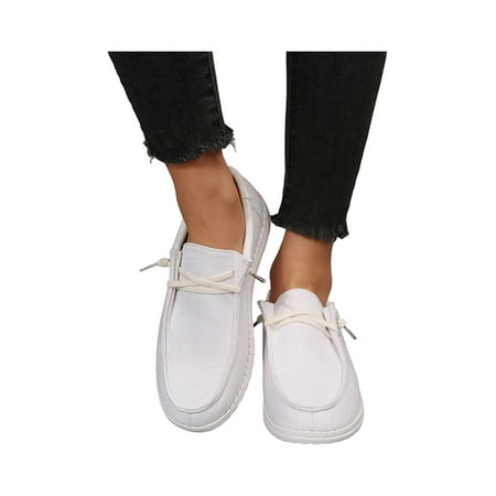 Lacyhop Womens Walking Shoes Lightweight Canvas Shoe Breathable Casual Sneakers Sport Solid Loafers Comfortable Slip On Flats White 8.5
Lacyhop Womens Walking Shoes Lightweight Canvas Shoe Breathable Casual Sneakers Sport Solid Loafers Comfortable Slip On Flats White 8.5