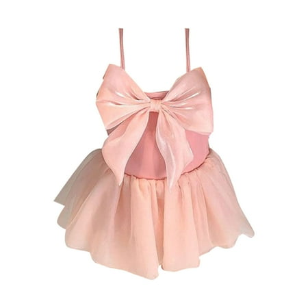 ZRBYWB Summer Pink Fashion Girls Swimsuit Sling Big Bow Knot Mesh Dress Swimsuit Baby Girl Clothes
ZRBYWB Summer Pink Fashion Girls Swimsuit Sling Big Bow Knot Mesh Dress Swimsuit Baby Girl Clothes