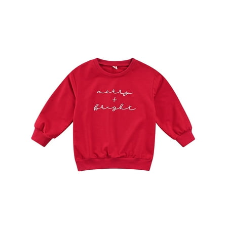 Yinyinxull Kids Baby Girls Christmas Sweatshirt Letters Long Sleeve Hoodie Pullover Tops Fall Winter Clothes Red 4-5 Years
Yinyinxull Kids Baby Girls Christmas Sweatshirt Letters Long Sleeve Hoodie Pullover Tops Fall Winter Clothes Red 4-5 Years
