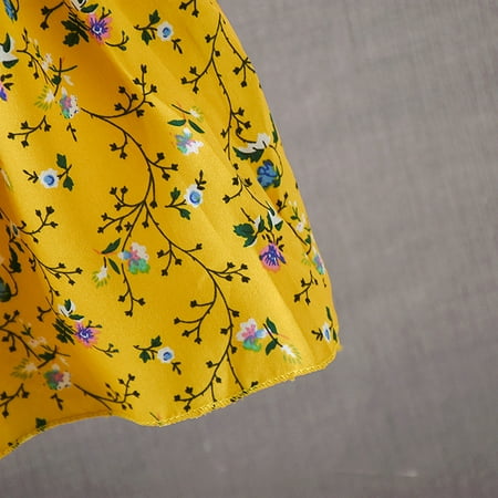 GWAABD Party Wear Dresses for Girls Yellow Cotton Blend Toddler Baby Kids Girls Sleeveless Ribbons Bow Floral Dress Princess Dresses Xxl
GWAABD Party Wear Dresses for Girls Yellow Cotton Blend Toddler Baby Kids Girls Sleeveless Ribbons Bow Floral Dress Princess Dresses Xxl
