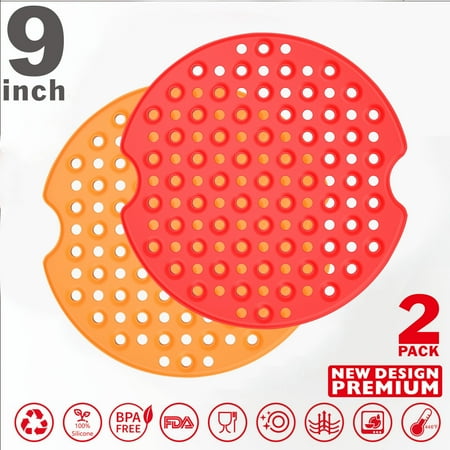 SUWHWEA Reusable Air Fryer Lining Non-stick Pan Silicone Mat Air Fryer Mat 2PC On Clearance 
SUWHWEA Reusable Air Fryer Lining Non-stick Pan Silicone Mat Air Fryer Mat 2PC On Clearance