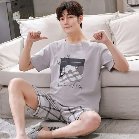 QWZNDZGR Summer 100% Cotton Cartoon Print Couple Pajama Sets Pyjamas Kawaii Sleep Lounge Short Yellow Sleepwear Suits Pajamas for Lovers
QWZNDZGR Summer 100% Cotton Cartoon Print Couple Pajama Sets Pyjamas Kawaii Sleep Lounge Short Yellow Sleepwear Suits Pajamas for Lovers