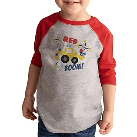 7 ate 9 Apparel Kids Patriotic 4th of July Shirt - Construction Truck Red White Boom Red Shirt 2T
7 ate 9 Apparel Kids Patriotic 4th of July Shirt - Construction Truck Red White Boom Red Shirt 2T