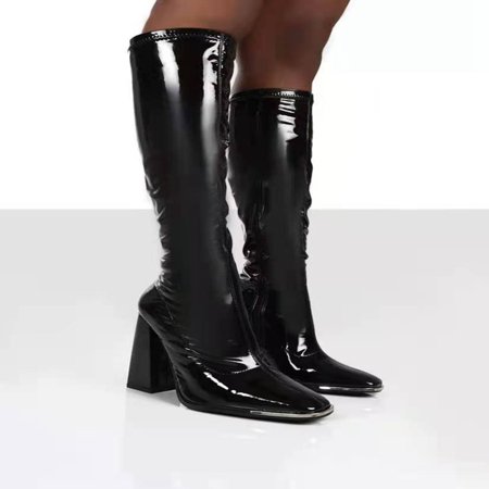 Women‘s Knee High Boots Chunky Heel Side Zipper Long Boots Candy Color Patent Leather Boots
Women‘s Knee High Boots Chunky Heel Side Zipper Long Boots Candy Color Patent Leather Boots