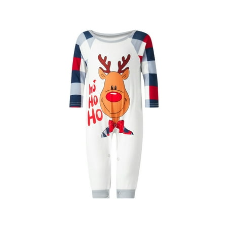 Eyicmarn Parent-Child Pajamas Family Clothes Round Neck Long Sleeve Elk Lettering Pattern Tops Shirt Pants Baby Romper Jumpsuit
Eyicmarn Parent-Child Pajamas Family Clothes Round Neck Long Sleeve Elk Lettering Pattern Tops Shirt Pants Baby Romper Jumpsuit