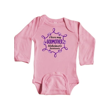 Inktastic I Love My Godmother Alzheimer s Awareness with Purple Hearts Gift Baby Boy or Baby Girl Long Sleeve Bodysuit
Inktastic I Love My Godmother Alzheimer s Awareness with Purple Hearts Gift Baby Boy or Baby Girl Long Sleeve Bodysuit