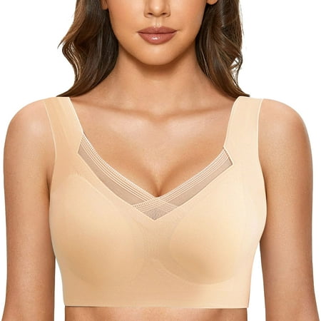 Yubnlvae Women Deep Cup Bra Plus Size Thin Functional Bra Seamless Underwired Bra Deep Neck Bra For Everyday Underwear Bralette Sleeping Bra Comfort Bra
Yubnlvae Women Deep Cup Bra Plus Size Thin Functional Bra Seamless Underwired Bra Deep Neck Bra For Everyday Underwear Bralette Sleeping Bra Comfort Bra