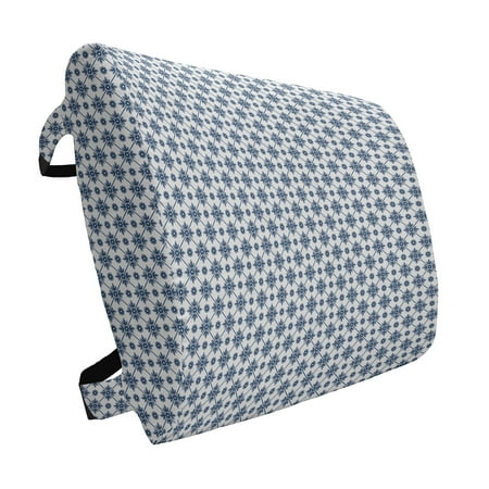 Dutch Lumbar Pillow Blooming Floral Pattern Rhombus Design Historical Delft Print Soft Back Cushion for Office Chairs with Adjustable Straps 14 x 13 Dark Blue and White by Ambesonne
Dutch Lumbar Pillow Blooming Floral Pattern Rhombus Design Historical Delft Print Soft Back Cushion for Office Chairs with Adjustable Straps 14 x 13 Dark Blue and White by Ambesonne