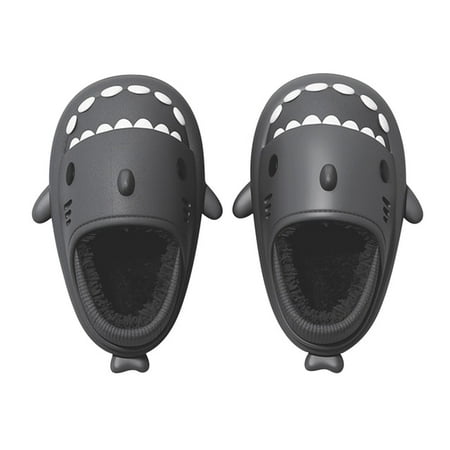 QWZNDZGR Winter Plush Shark Slippers Men Flip Flop Home Waterproof Shark Slides Women Couple Warm Mens Shoes Non-Slip Thick Sole Slippers
QWZNDZGR Winter Plush Shark Slippers Men Flip Flop Home Waterproof Shark Slides Women Couple Warm Mens Shoes Non-Slip Thick Sole Slippers