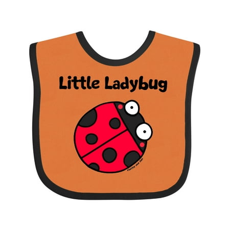Inktastic LITTLE LADYBUG Gift Baby Boy or Baby Girl Bib