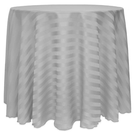 Ultimate Textile (2 Pack) Satin-Stripe 120-Inch Round Tablecloth - for Wedding and Catering Hotel or Home Dining use Silver Grey
Ultimate Textile (2 Pack) Satin-Stripe 120-Inch Round Tablecloth - for Wedding and Catering Hotel or Home Dining use Silver Grey