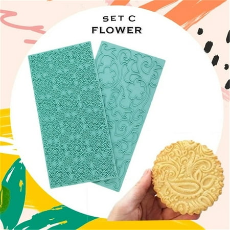 Ycolew Kitchen Gadgets Cooker 3D Cake Decoration Pattern Mold 2pcs Fondant Printing Mold Set Home & Kitchen Clearance
Ycolew Kitchen Gadgets Cooker 3D Cake Decoration Pattern Mold 2pcs Fondant Printing Mold Set Home & Kitchen Clearance