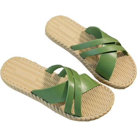 CoCopeaunt Women s Sandals Summer Sandals Cross Linen Slippers Open Toe Home Sandals Bass Sandals Bathroom Slippers Beach Slippers
CoCopeaunt Women s Sandals Summer Sandals Cross Linen Slippers Open Toe Home Sandals Bass Sandals Bathroom Slippers Beach Slippers