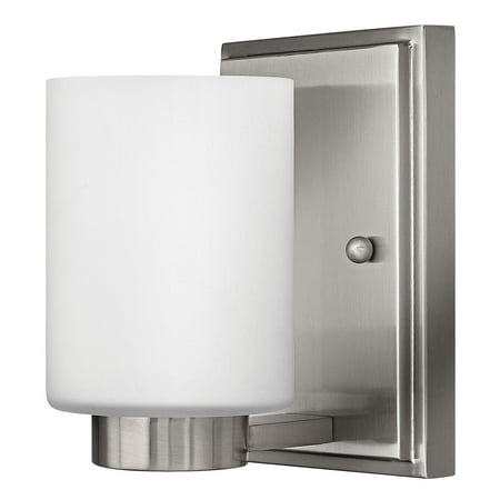 Hinkley Lighting 5050 Miley 1 Light 6-1/2 Tall Bathroom Sconce - Nickel