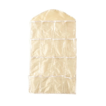 XDian Hanging Storage Bag High Capacity Dust-proof Transparent Visible 16 Grid Multi-role Socks Bra Underwear Organizer for Bedroom
XDian Hanging Storage Bag High Capacity Dust-proof Transparent Visible 16 Grid Multi-role Socks Bra Underwear Organizer for Bedroom