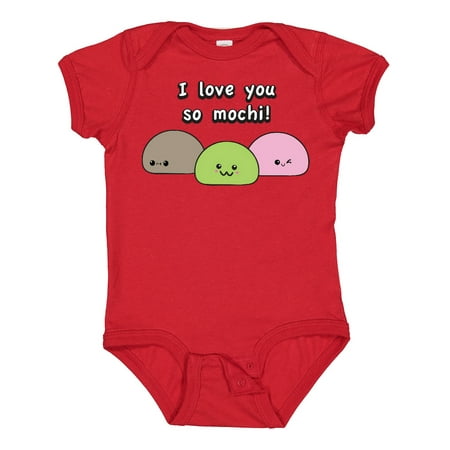 Inktastic I Love You So Mochi Gift Baby Boy or Baby Girl Bodysuit
