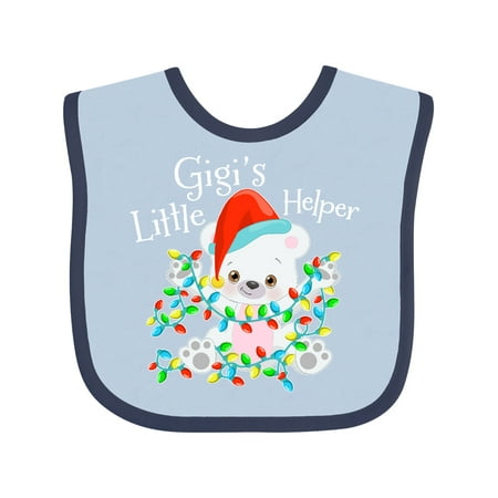 Inktastic Gigi s Little Helper Cute Polar Bear with Christmas Lights Gift Baby Boy or Baby Girl Bib
Inktastic Gigi s Little Helper Cute Polar Bear with Christmas Lights Gift Baby Boy or Baby Girl Bib