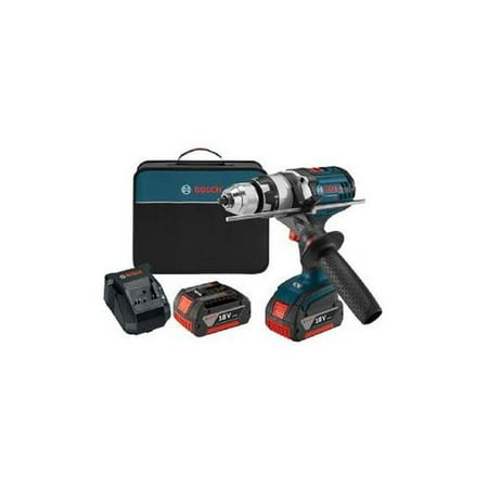 Factory-Reconditioned Bosch HDH181X-01-RT 18V Cordless Lithium-Ion 1\/2 in. Brute Tough Hammer Drill Driver with Active R (Refurbished)