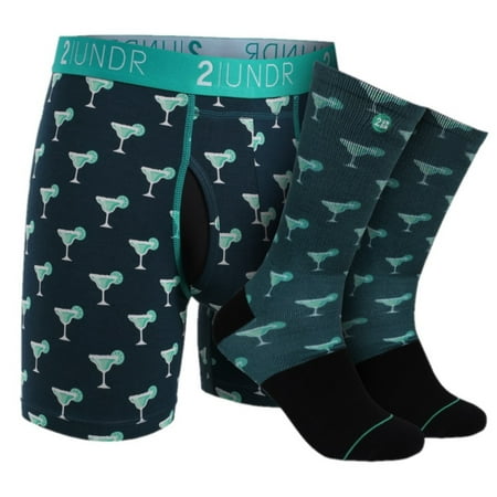 2UNDR Men s Swing Shift Boxer Brief- Groove Sock Pack (Margaritas Small)
2UNDR Men s Swing Shift Boxer Brief- Groove Sock Pack (Margaritas Small)