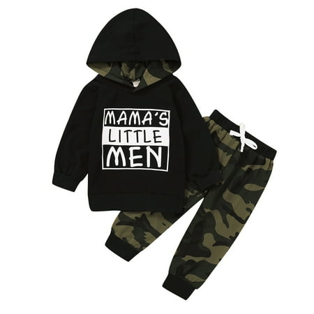 NZRVAWS Toddler Baby Boys Winter Outfits 2 Years Baby Boys Letter Print 3 Years Baby Boys Hoodie Top Camouflage Print Pants 2Pcs Winter Clothes Set Black
NZRVAWS Toddler Baby Boys Winter Outfits 2 Years Baby Boys Letter Print 3 Years Baby Boys Hoodie Top Camouflage Print Pants 2Pcs Winter Clothes Set Black