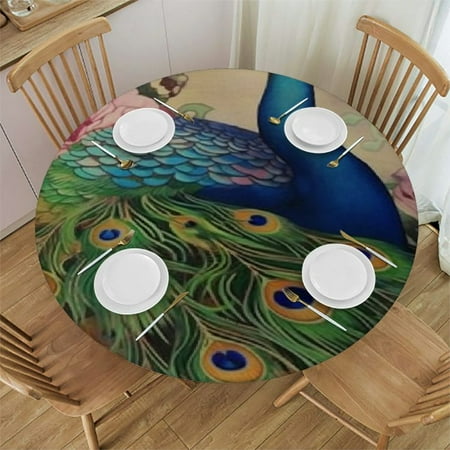 Autua Peacock Flower Round Tablecloth - Stain Resistant Washable Perfect for Indoor and Outdoor Use Kitchen Dining Wedding Parties Outdoor Picnic Camping and Indoor Kitchen Dining Party
Autua Peacock Flower Round Tablecloth - Stain Resistant Washable Perfect for Indoor and Outdoor Use Kitchen Dining Wedding Parties Outdoor Picnic Camping and Indoor Kitchen Dining Party