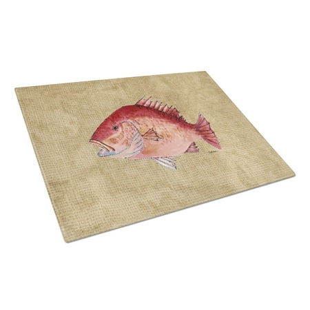 Carolines Treasures 8812LCB Strawberry Snapper Glass Cutting Board Large 12H x 16W multicolor
Carolines Treasures 8812LCB Strawberry Snapper Glass Cutting Board Large 12H x 16W multicolor