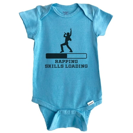 Rapping Skills Loading Funny Rap Humor Baby Bodysuit (Blue) 0-3 Months
Rapping Skills Loading Funny Rap Humor Baby Bodysuit (Blue) 0-3 Months