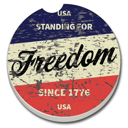 CounterArt Freedom 1 Pack Absorbent Stone Coaster for Vehicle Cup Holder 2.6 Diameter
CounterArt Freedom 1 Pack Absorbent Stone Coaster for Vehicle Cup Holder 2.6 Diameter