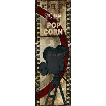 Candy Soda Popcorn Canvas Art - Evangeline Taylor (8 x 24)