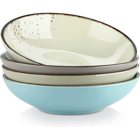 vancasso Series Navia 4-Piece Soup Bowl Set Stoneware Dark Blue Dish Set 30 oz
vancasso Series Navia 4-Piece Soup Bowl Set Stoneware Dark Blue Dish Set 30 oz