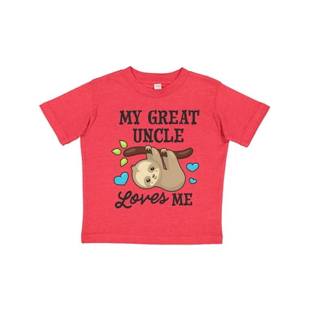 Inktastic My Great Uncle Loves Me with Sloth and Hearts Gift Toddler Boy or Toddler Girl T-Shirt
Inktastic My Great Uncle Loves Me with Sloth and Hearts Gift Toddler Boy or Toddler Girl T-Shirt