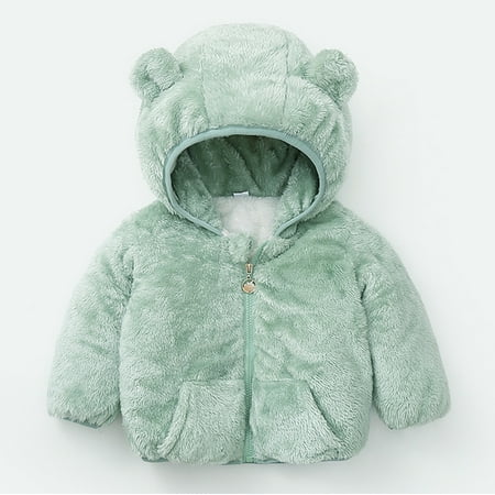 FZM Christmas Toddler Girls Winter Windproof Solid Bear Ears Hooded Coat With Pocket Jacket Kids Warm Fleece Outerwear
FZM Christmas Toddler Girls Winter Windproof Solid Bear Ears Hooded Coat With Pocket Jacket Kids Warm Fleece Outerwear