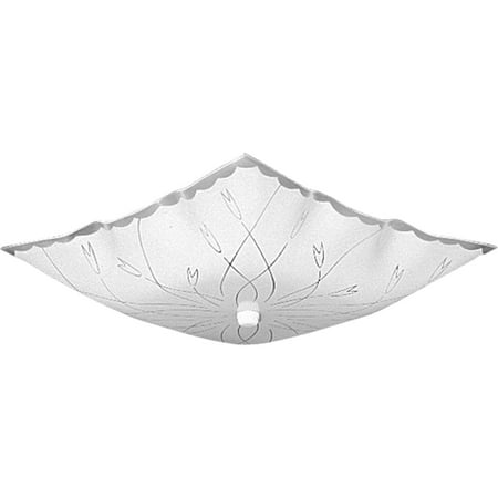 Progress Lighting 12 Traditional 2 Light White Ceiling Light Decorative Square Glass Shade
Progress Lighting 12 Traditional 2 Light White Ceiling Light Decorative Square Glass Shade
